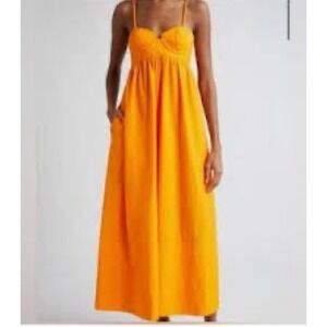 FARM Rio Vibrant Orange Maxi Dress